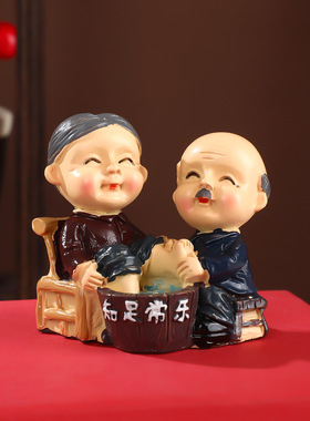 公寿婆爷爷奶奶蛋糕蛋糕装饰摆件