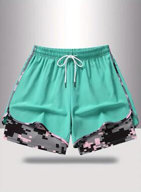 Pack of 6 women’s casual athletic shorts with built-in