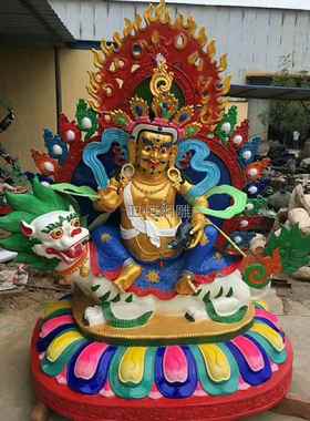 纯铜彩绘马头金刚藏传佛像铸铜马头冥王密宗彩绘藏佛摆件