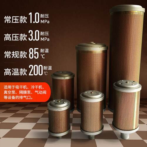 新磊XY-05除湿机消音器吸干 干机4分空气排气消音器DN15消音降噪 - 图2