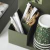 Desktop hole board storage rack ins style iron storage box multifunctional desktop storage shelf creative stationery box