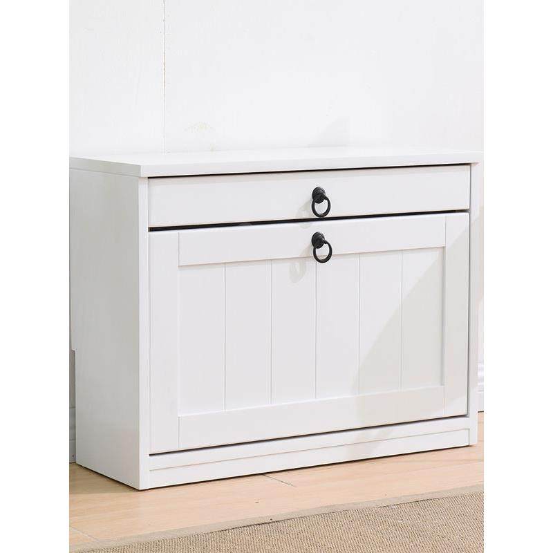 美式地中海实木鞋柜入户小户型超薄翻斗进门口玄关家用收纳换鞋凳,淘宝优惠券,粉丝福利购,淘宝优惠卷