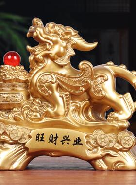 貔貅摆件一对家居镇家客厅酒柜装饰品公司前台收银柜台开 业乔迁