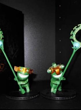 结界兽门神手办玩偶车载小摆件青铜桌面金属玩具立体哪吒魔童闹海