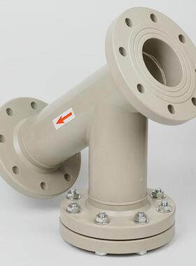 厂家供应PPH法兰Y型过滤器PPH法兰Y型过滤器PPH法兰过滤器