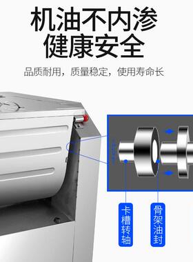 卧式和面机商用25公斤搅面打面机低噪拌馅机小型多功能面粉搅拌机