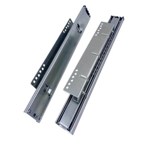 挂钩式侧装加厚厨房拉篮滑轨碗篮轨道可调节拉篮专用三节钢珠滑轨 - 图3