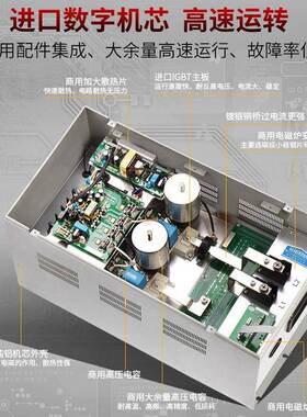 1单头厨单尾819大锅灶15k电磁炉商不用食堂房设备锈钢节能智能w节