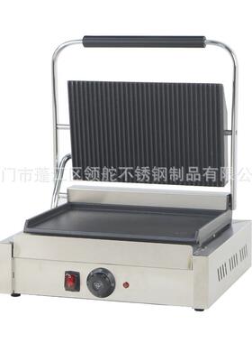 电商用压不板粘帕尼单头上坑尼机烤肉机三热文治机单上头坑扒炉81