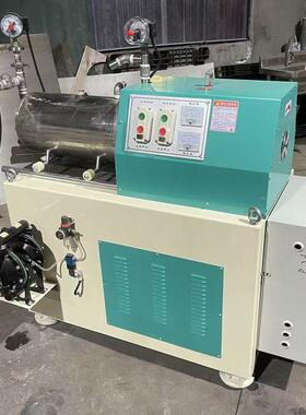 卧式砂磨机 不锈钢颜料涂料色浆油漆纳米级小型实验室卧式砂磨机