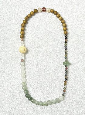 ins听风百搭串珠莲花简约手链