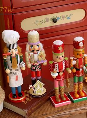 北欧创意胡桃夹子木偶厨师系列摆件家居装饰礼物