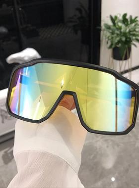 太阳镜复古黑色骑行防风太阳眼镜