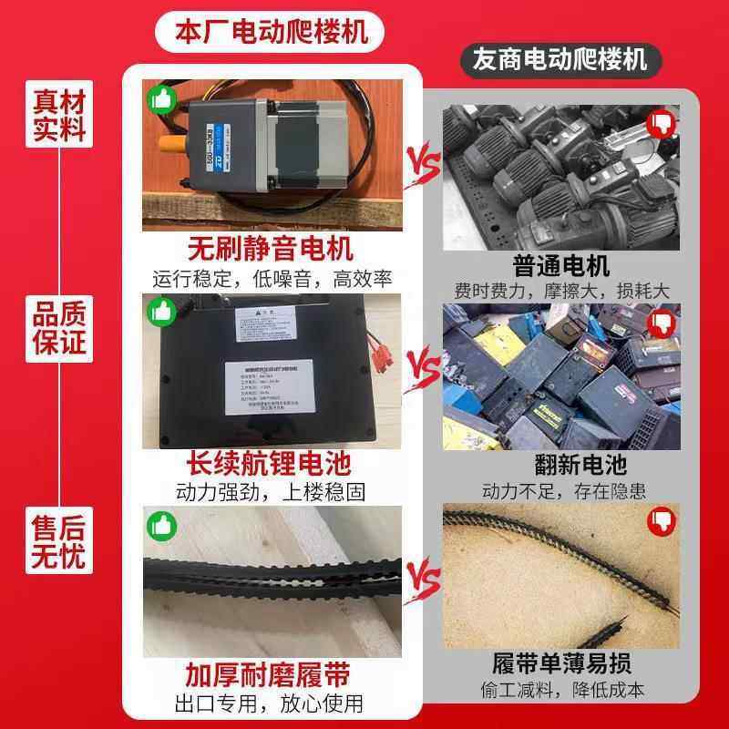 电动履带式爬楼机上下楼梯搬运车自动家用家电爬楼神器可折叠,淘宝优惠券,粉丝福利购,淘宝优惠卷
