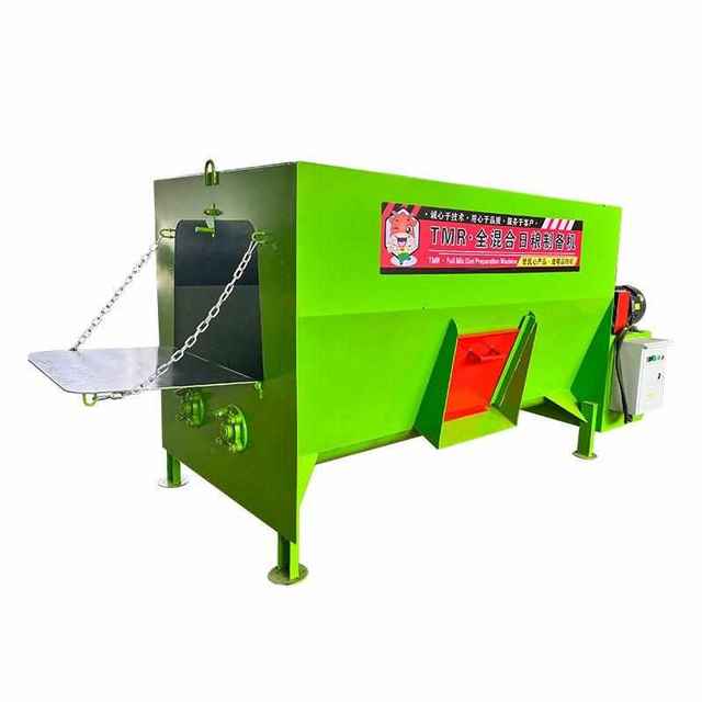 TMR beef, sheep, forage mixer, wet and dry household full-time ration crushing soft silk fully automatic integrated mixer