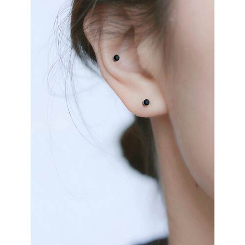 1Pair Magnetic Stud Earring Fake Piercing Nose Stud Crystal - 图3