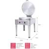 Commercial desktop electric baking pan electric heating in-law pancake pancake pancake pan pancake oven constant temperature thousand layer sauce pancake machine