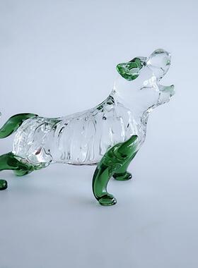 包邮水晶十二生相鼠牛虎兔龙蛇马羊猴鸡狗玻璃工艺礼品摆饰客厅家