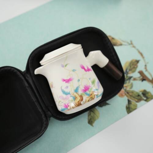 办公杯【虞美人】一壶+四杯-旅行茶具C0486 - 图0