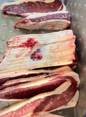 商用砍排机切牛肉薄脆设备 冷冻肉片切割机  牛奶酪切片机