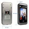 4.3-inch dynamic face recognition attendance and access control all-in-one machine, facial recognition and password swiping card swiping punch-in machine for work, foreign trade