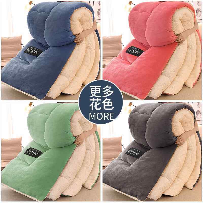 羊羔绒被子2025新款冬季棉被被芯冬天宿舍单人学生秋冬被加厚保暖,淘宝优惠券,粉丝福利购,淘宝优惠卷