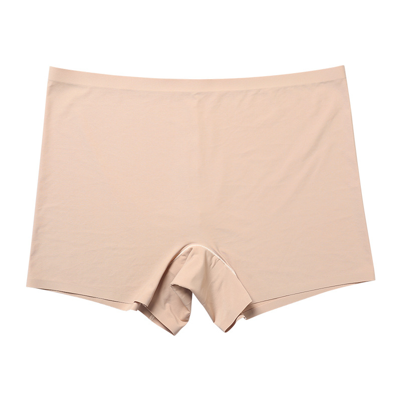 Traceless mid waist large size pure cotton crotch underwear - 图0