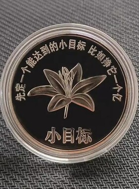 Set a small goal commemorative medal, tourist attraction ros