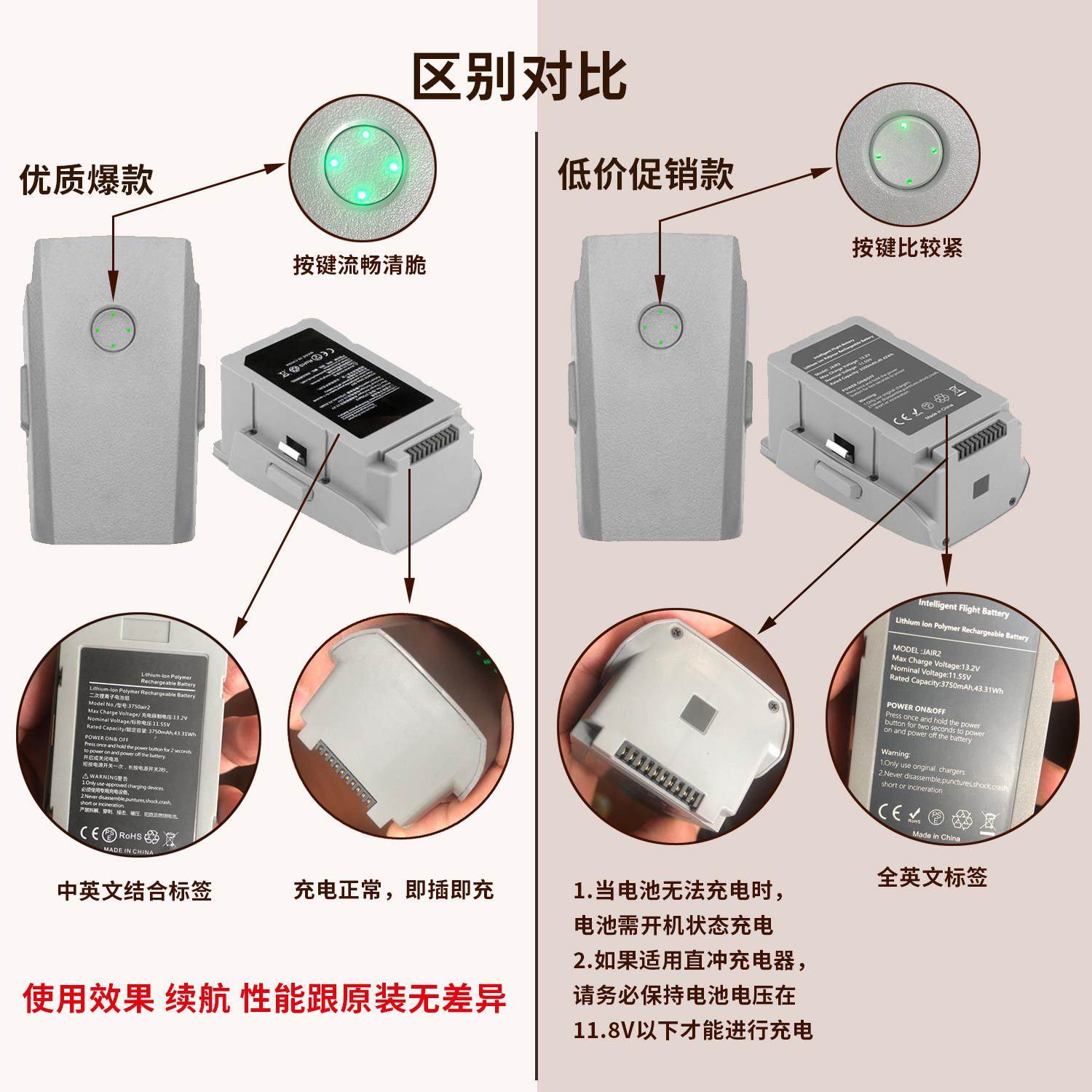 全新适用DJI大疆Air2s电池3750mAh电芯Air2智能飞行替换电池配件,淘宝优惠券,粉丝福利购,淘宝优惠卷
