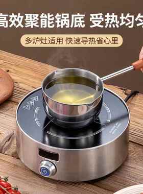 304不锈钢汤勺子食品级长柄喝汤勺子热油勺厨房家用商用盛汤大号