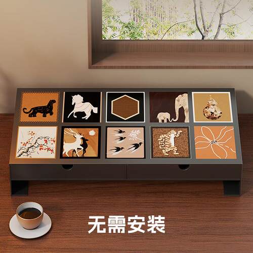 厨房置物架微波炉烤箱架子家用双层多功能台面桌面电饭锅收纳支架 - 图1