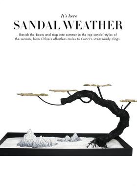 正品山新中式售楼处假造景书陶瓷摆件样板房家居房装品饰设计师工