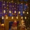 Led curtain star lights scene outdoor camping decoration arrangement small colored lights flashing lights string full of starry atmosphere lights