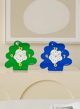 TYOS543wozoom玄创意时钟摆件家居客饰厅电视柜意桌面相关框创装