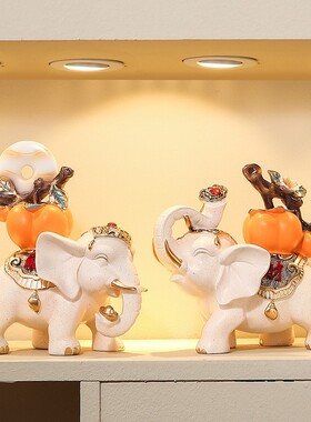 新中式软装客厅摆件装饰品创意电视柜玄关摆设工艺品乔迁开业礼品