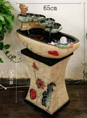 正品开业品假山水喷流泉摆落地水礼景招财客厅循环件水鱼缸创意加