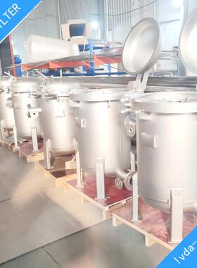 快开2袋式过滤器 V型夹抱箍式 90-105度垂直开盖 更换滤袋频繁 多