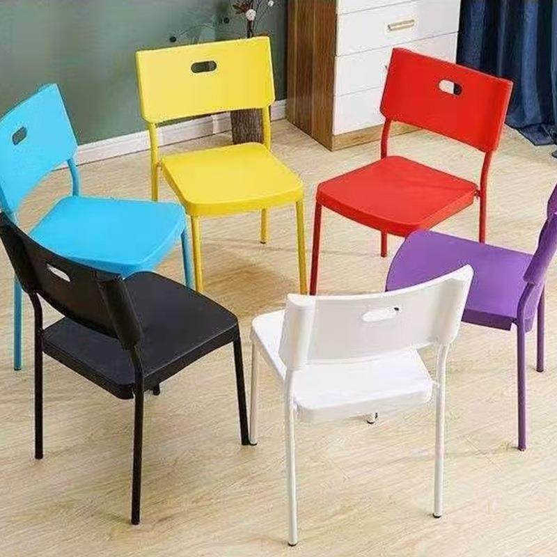 塑料椅子加厚办公职员电脑椅休闲书桌凳现代简约靠餐厅背办公椅,淘宝优惠券,粉丝福利购,淘宝优惠卷