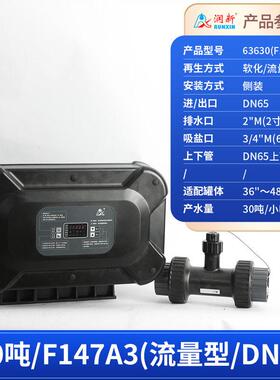 润新F147系列软化阀F147B1时间型F147B3流量型10吨工业软水自动阀