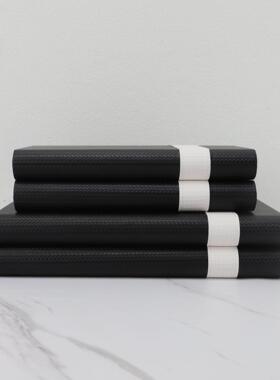 现代轻奢木质皮革首饰收纳盒摆件电视柜卧室衣帽间家居装饰品
