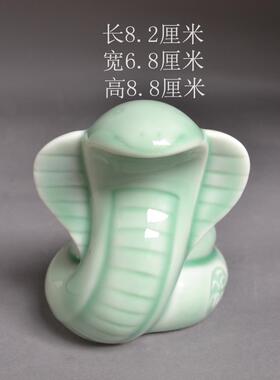 十二生肖饰品陶瓷生肖鼠牛虎兔龙蛇马羊猴鸡狗猪可爱吉祥物瓷小