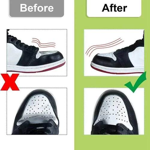 1 Pair Sneaker Shield Sneakers Anti Crease Wrinkled Fold Sho - 图2