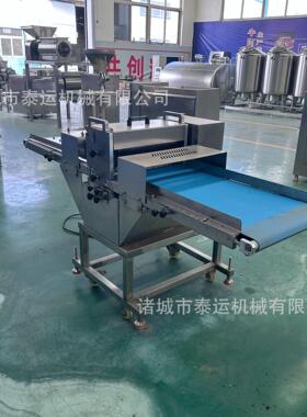 食品厂商用牛肉切段机无骨肉连续式分条机全自动微冻肉切块机