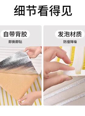 格栅板天花板吊顶装饰 自粘式防水墙贴板 3D立体木纹护墙板材防潮