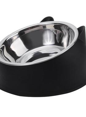 Cat Dog Bowl 15 Degrees Raised Non Slip Puppy Base Food Drin