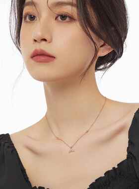 新加坡「设计师」Oho Ou 项链女锁骨链 鱼尾 轻奢小众设计感高级