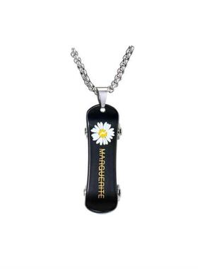 men necklace stainless steel Necklace Women Men Simple Long1