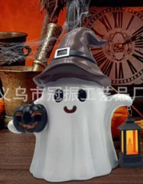 跨灵境新万圣节幽南灯摆件家居庭院设计惊悚款万圣GZ-001节幽灵瓜