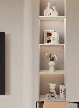 极简白色房间装饰品潮流入户门口玄关摆件北欧客厅陶瓷餐边柜摆设