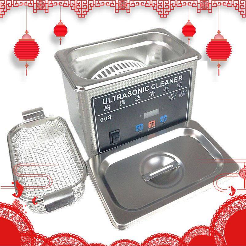 Super clean 110V/220V ultrasonic cleaning machine jewelry braces ring watch 0.8L cleaning machine export